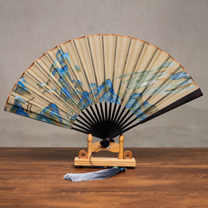 古风刺绣折扇苏州绣花扇子手工双面绣文玩扇旗袍古装道具中式礼品