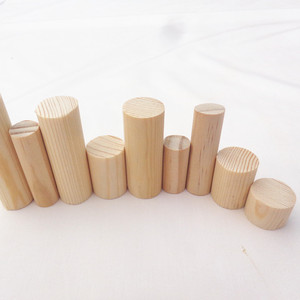 5厘米高 儿童益智积木 圆柱小木墩 diy模型材料 学生圆木柱小木棒