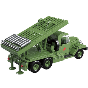 tb407360869淘宝乐高喀秋莎火箭炮儿童拼装积木军事导弹汽车电动