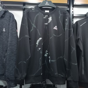 乐菲图运动针织上衣893170410男圆领t恤套头衫t恤长袖2022春秋款