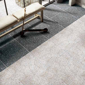 全瓷水磨石地砖水泥砖灰色仿古砖防滑地板砖卫生间瓷砖大厅地砖