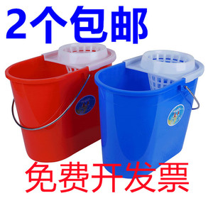 加厚海绵拖把清洗桶  保洁专用清洁桶 外墙清洗桶 扁水桶 地拖桶