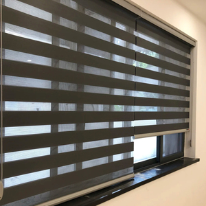 窗帘卷拉式柔纱帘香格里拉帘电动卷帘遮阳帘伸缩式遮光窗帘免打孔