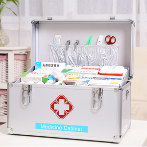 医药箱家用收纳盒家庭装儿童小药箱便携小号医用急救箱医疗箱27人付