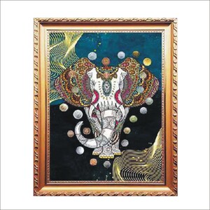 有钱花壁画摇钱树