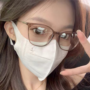 若云透茶色眼镜近视女超轻防蓝光小脸眼镜框女可配度数小框眼睛框