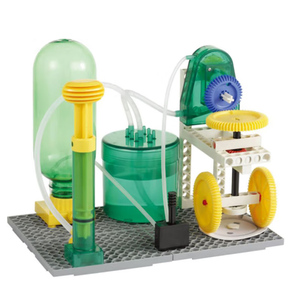 台湾智高气压水缸鼓风发电机DIY科技游戏幼儿园儿童科学实验玩具