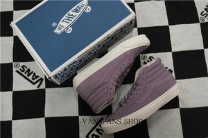 Vans Vault SK8 HI OG LX in Orchid Mist 紫粉色高帮麂皮滑板鞋
