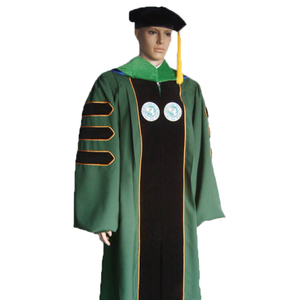 美国博士服槽袍哈佛大学毕业来图订制礼服豪华款