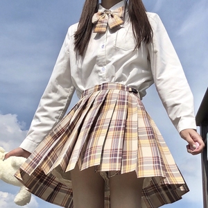 山吹jk制服女春夏原创套装格裙日系全套学院风百褶裙校供现货短裙