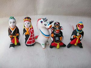 西游记泥塑孙悟空泥咕咕 唐僧猪八戒伴手礼特产带礼盒非遗文创