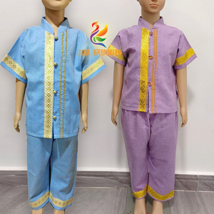 00晚枫歌旗舰店天猫儿童三月三演出服装男童广西少数民族傣族壮族