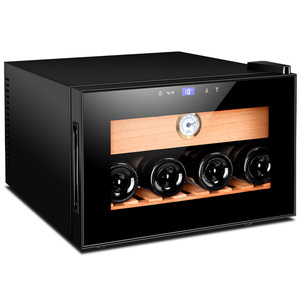 茄龙cl-25c雪茄柜保湿柜双核控温雪松木层架嵌入式雪茄红酒柜