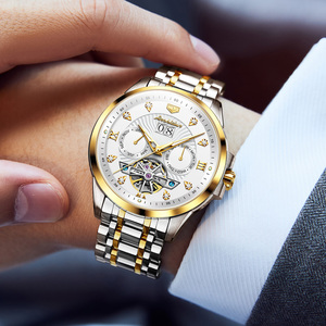 男机械表精钢全自动多功能商务正品十大名表金士顿2021年新款手表