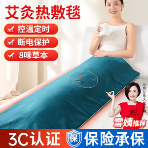 艾灸热敷毯电加热艾绒床垫艾草电热褥子罩全身通用理疗包养生熏蒸