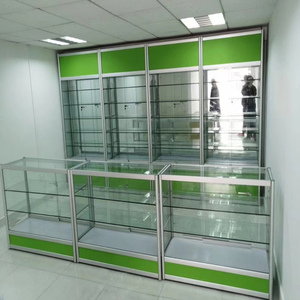 药房药柜西药药店玻璃柜台兽药农药展示柜中药社区诊所货架小型锁