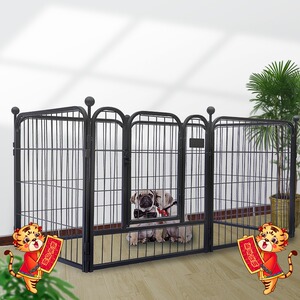 狗围栏栅栏室内隔离护栏小型犬家用中型犬护栏大型犬隔离宠物围栏