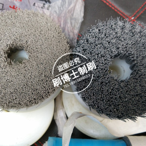 进口杜邦磨料丝圆盘刷 抛光除锈去氧化层毛刷盘 碳化硅氧化铝毛刷