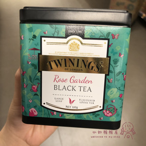 香港代购 英国进口TWININGS川宁玫瑰花原片红茶茶叶下午茶100g
