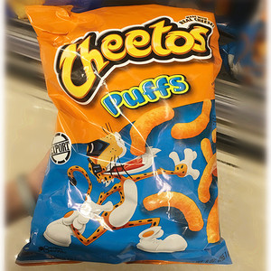 香港代购 进口cheetos奇多芝士脆条膨化食品休闲零食255g 巨型