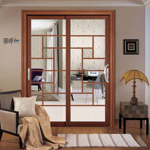 雅绅定做卧室厨房移门客厅阳台双层铝镁钛合金钢化玻璃隔断推拉门