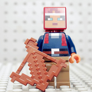 lego 乐高 我的世界人仔 minxxx 瓦莱丽 带武器 21163