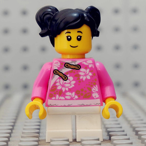 lego 乐高 城市人仔 新年套装 年夜饭 80101 唐装女孩