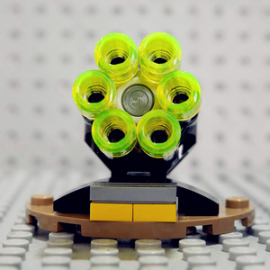 lego 乐高 杀肉 防御炮台 净场景无人仔 带跑单颗粒可弹射