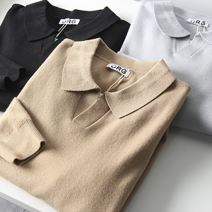 男士开领衫长袖