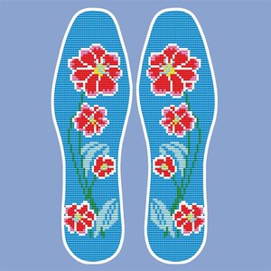 i十字绣鞋垫e2021年新款图案全棉纯手工花样大全自己绣送男生情侣