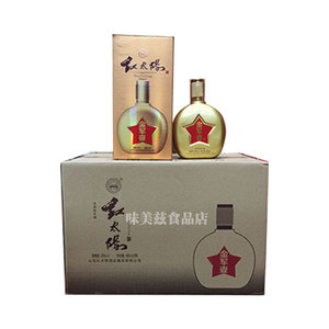 36度红太阳酒金军壶酒山东济宁嘉祥特产整箱送礼宴请过年