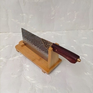 菜刀架实木厨房刀架置物架台面摆放菜刀多把架子楠竹展示架收纳架