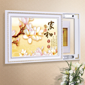 弱电箱装饰美式复古