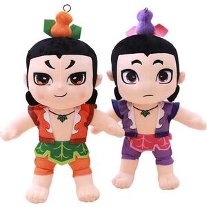 新葫芦娃公仔毛绒玩具七兄弟全套儿童玩偶抱枕布娃娃生日礼物女孩