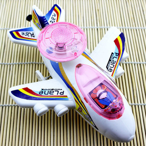 航空模型小孩玩具创意仿真拉线发光飞机儿童益智玩具地摊货源热卖