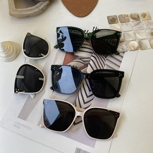 2021新款gm墨镜ins复古风眼镜韩版潮个性圆脸街拍女太阳开车男镜