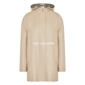 givenchy纪梵希 22春 女士梯形翻领连帽羊毛羊绒大衣外套代购