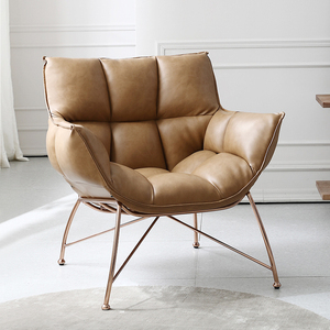 单人沙发椅皮质休闲