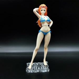 【約束】海贼王pop限定 泳衣蓝色 crimin 娜美手办底座透明地台