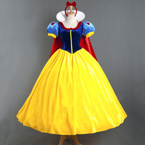 成人白雪公主连衣裙儿童故事圣诞舞台演出服装万圣节cosplay公主