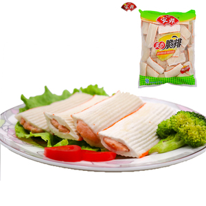 安井夹心脆排2.5kg千克麻辣烫关东煮火锅丸子食材2500g 2袋包邮