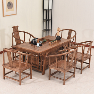 实木茶桌椅组合仿古家具明清古典中式茶艺茶道泡茶台功夫茶桌特价