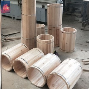 老式蜂桶原木开洞圆桶诱蜂木桶木头圆蜂桶圆筒蜂箱诱蜂桶土养蜜蜂