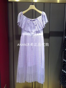 可可尼专柜正品19夏紫色连衣裙长裙29204B020074F原2888