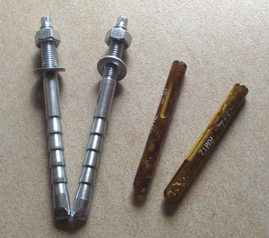 倒锥形化学锚栓特殊定型螺栓高强度植筋胶管10m12m16m18m20外六角