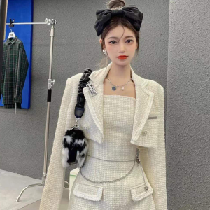 性感辣妹腰链甜酷少女蝴蝶挂坠身体链蹦迪可调节肚脐链