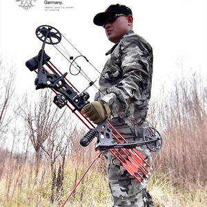 射程300米大威力复合弓箭合金射两用户外专业反曲弓滑轮射鱼套装l