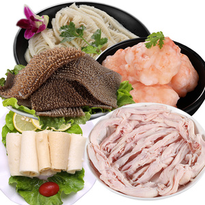 牛黄喉毛肚虾滑去骨鸭脚白百叶火锅配菜食材生新鲜冷冻包邮1kg