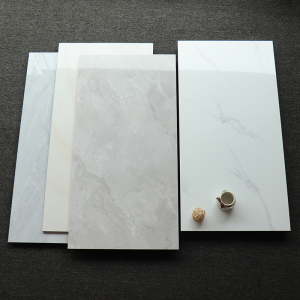现代简约风仿大理石纹瓷砖400x800亮光全抛釉面砖厨房卫生间墙砖