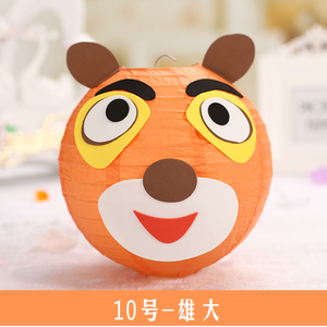 亲子手工制作红灯笼